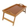 Foldable Bamboo Serving Tray Reading Table for Laptop and Tablets view 1