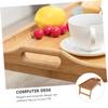 Foldable Bamboo Serving Tray Reading Table for Laptop and Tablets view 3