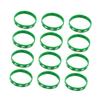 KOMBIUDA 12pcs Green Patrick's Day Bracelet Wristbands Bulk for Women Men Party Supplies view 1