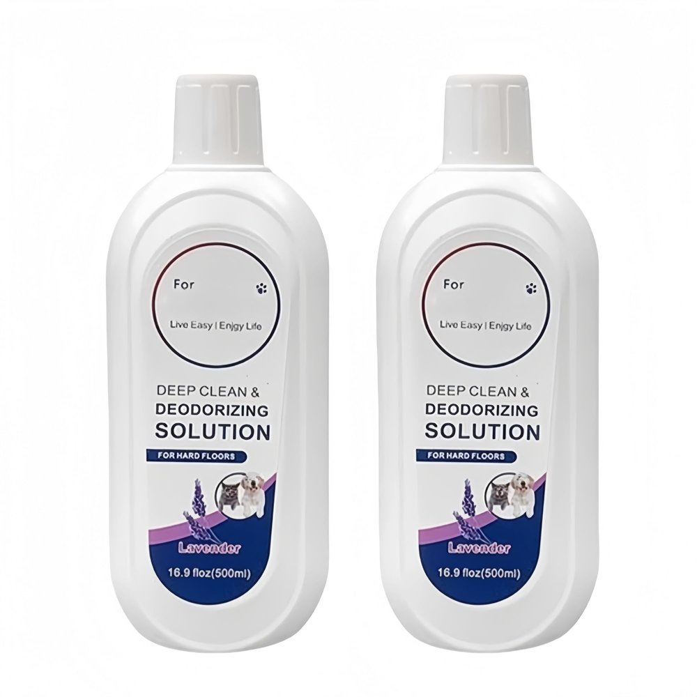 sdgkjfgh Floor Cleaning Solution Compatible with Tineco 1.0/2.0/3.0 Floor Scrubber Floor Cleaning Liquid Lavender Flavor 500ml(500ml*2)
