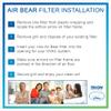 16x20x1 Air Filter MERV 11 (8-Pack) TRION Air Bear Pleated HVAC Air Filters Replacement (Actual Size: 15.50 x 19.50 x 0.75 Inches) view 3
