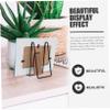 GRIRIW 4 Pack Iron Easel Stand for Picture Frames, Black view 2