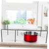 GRIRIW 1set Kitchen Spice Rack Expandable Seasoning Shelf Organizer Cabinet Organizer Tabletop Spice Shelf view 2