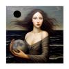 Trademark Fine Art Canvas Wall Art - Sasha 'Stealing the Moon' Wall Art for Living Room, Bedroom, or Office Dcor view 1