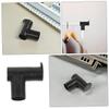 ULTECHNOVO Cloth Drying Rack Joints Wardrobe Clothes Pole Joints Clothing Rack Connector Kit Connector for view 4