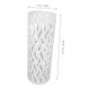 Cabilock Metal Round Umbrella Stand Rack Stylish Hollow Design for Efficient Drying Versatile Cane Holder and Decorative Storage Bin for Entryway and Home Office view 2