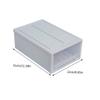 FUNNETOYU Shoe Door Organizer Drawer Organizer Bins Plastics Box Edge Home Storage Cabinet view 2