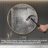 23.62in, 27.56in, 29.92in, 38.58in Round Vanity Mirror, Metal Frame Bathroom Mirror, Wall Mounte Makeup Mirror, Explosion-Proof/Shatter-Proof, for Living Room Bathroom Bedroom Fireplace(Gold,90cm/38.5 view 2