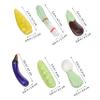 ABOOFAN 6pcs Japanese Chopstick Rests Holders Ceramic Vegetable Chopstick Stand Kitchen Decor Table Spoon Holder Adorable Organizer view 2