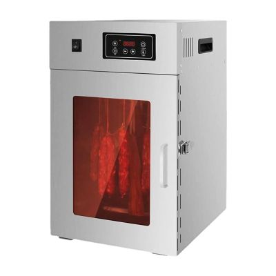 Commercial Food Dryer, Rotary Meat Dryer, Meat Curing Chamber Box Food Dehydrator and Drying Cabinet, with 0~24 Hours Digital Time Control