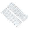 8Pcs Stainless Steel Curtain Hooks, Four Fork Design for Drapery view 3
