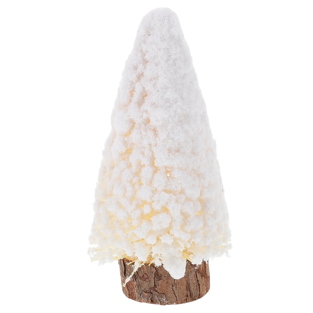 Miniature Bottle Brush Christmas Trees, Small Artificial Spruce Decor