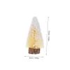 Miniature Bottle Brush Christmas Trees, Small Artificial Spruce Decor view 2