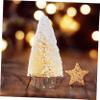 Miniature Bottle Brush Christmas Trees, Small Artificial Spruce Decor view 4