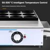 9 Hole Egg Burger Machine, Commercial Electric Heating Meat Hamburger Maker Griddle, 50-300Temperature Control Rapid Heating, Stainless Steel Egg Burger Making Machine view 3