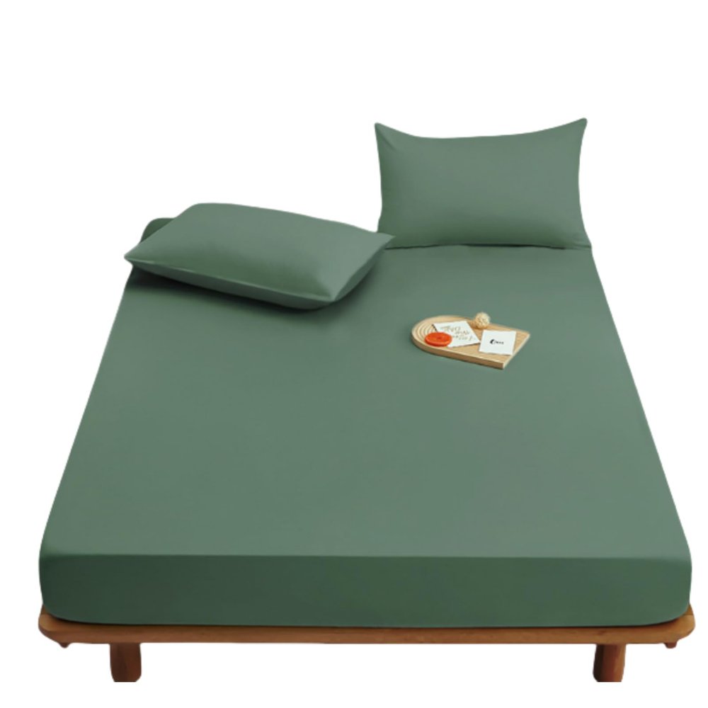 LGUANHJ Bedding, Bed Linen Bedspread, Pockets with Depth 30cm, Shrinkage and Fade Resistant, All-Round Elasticity