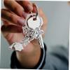 Mobestech Stylish Graduation Keychain Zinc Alloy Pendant for Graduation Ceremonies Versatile Keyring for Bags and Wallets Unique Keepsake for Graduates view 4