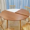 47 to 79 Inch Diameter Round Folding Table Top, Home Storable Wood Table Tops Only, Kitchen Patio Dining Table with Metal Hardware(120 cm (47 inch)) view 1