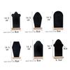 Homoyoyo 3pcs Reusable Wooden Blackboard Message Boards Easter Desktop Decor for Home Events Double-Sided Design for Messages and Drawings Rustic Style view 2
