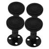 MAGICLULU Black Wall Bumper for Bed Frame, 4pcs Carbon Steel Adjustable view 1