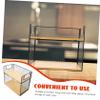 Happyyami Desktop Storage Shelf Metal Frame Wood Shelf for Kitchen Countertop Cup Organizer for Easy Access Stylish and Design for Home Bathroom Use view 2