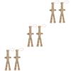 Toddmomy 10pcs Halloween Scarecrow Decor Grass Material Ornament Scarecrow Pendant for Party Haunted House view 1