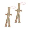 Toddmomy 10pcs Halloween Scarecrow Decor Grass Material Ornament Scarecrow Pendant for Party Haunted House view 2