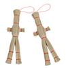 Toddmomy 10pcs Halloween Scarecrow Decor Grass Material Ornament Scarecrow Pendant for Party Haunted House view 3