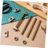 Healifty 12sets High Strength Iron Furniture Hardware Bolts for Countertop Connector Bracket Mounting view 4