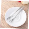 BRIGHTFUFU Stainless Steel Fruit Forks 5 Pack for Cocktail Dessert Cake and Salad Serving view 1