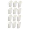 CALLARON 4sets Rolling Cart Storage Cup Small Hanging Basket for Shopping Cart Accessories 3pcs*4 view 1