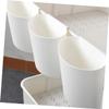 CALLARON 4sets Rolling Cart Storage Cup Small Hanging Basket for Shopping Cart Accessories 3pcs*4 view 3