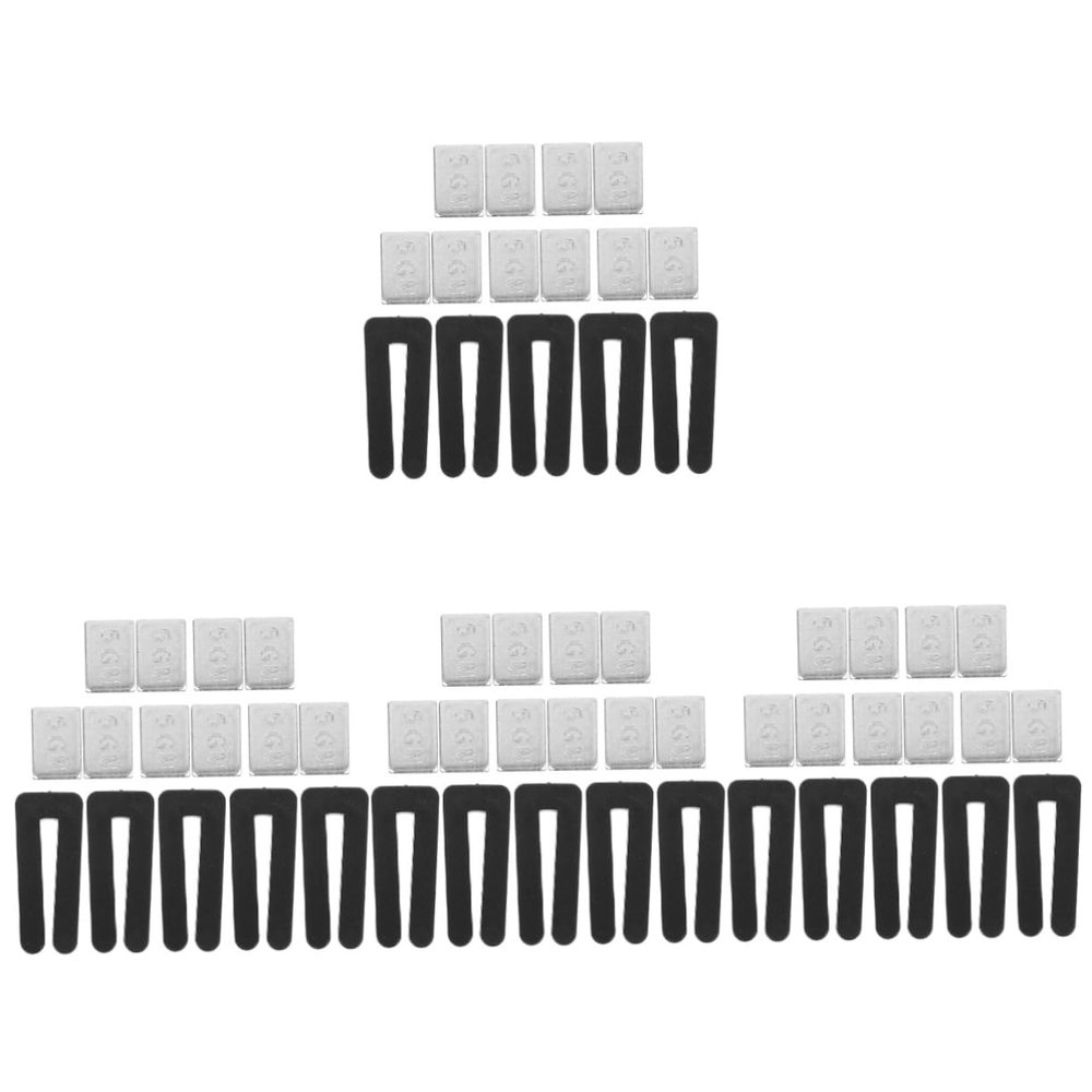 POPETPOP 20sets Ceiling Fan Balance Weights Kit Blades Balancing Accessories Clips for Noise Reduction and Stability Ceiling Fans