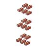 ABOOFAN 3sets Wooden Chopstick Stand Pillow Shape Chopsticks Spoons Forks Holder Solid Wood Tableware Rest Rack for Home 5pcs*3 view 1