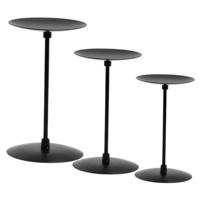 Alipis 3pcs Vintage Iron Candle Holders Retro Candle Stands for Home Decor for Weddings Dining and Special Occasions