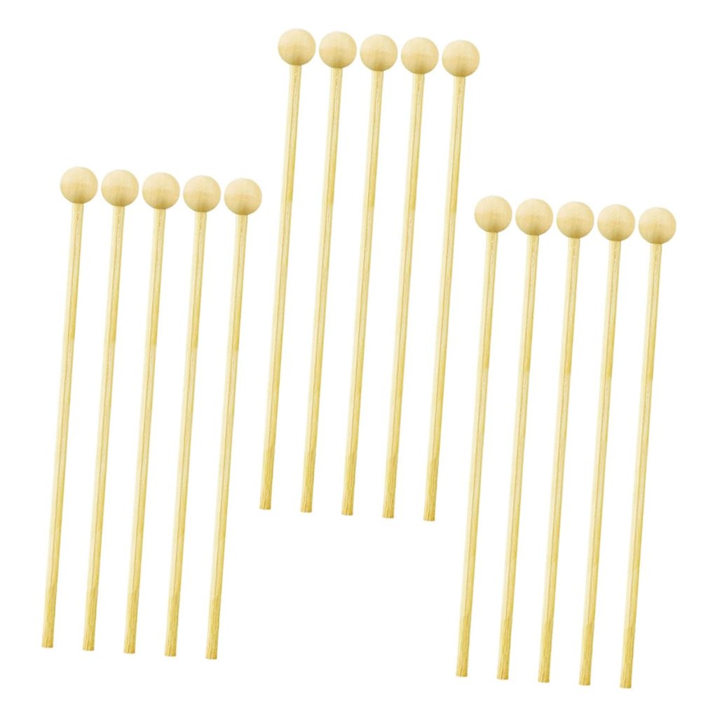 FONDOTIN 50pcs Wooden Candy Sticks for Lollipops Treat Bars and Party Favors Versatile Candy Picks for Homemade Sweets and Creative Projects