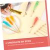 FONDOTIN 50pcs Wooden Candy Sticks for Lollipops Treat Bars and Party Favors Versatile Candy Picks for Homemade Sweets and Creative Projects view 2