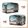 2 slice Toaster Cover, Romantic Beach Print Bread Machine Covers with Pockets for Kitchen Counter 11.4''x7.9''x7.5'' view 3