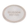 AYNEFY Coffee Reusable Filter Puck Screen, 2pcs 1.2mm 304 Stainless Steel Double Layer Filter for Portafilter (51MM) view 3