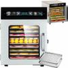 Food Dehydrator 8 12 Trays Stainless Steel, Electric Food Dryer Machine with 2 Tea Tray, Jerky Dehydrator Machine Stainless Steel Dehydrators for Drying Fruit Meat Herb Tea,8 Layer view 1