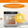 Food Dehydrator 8 12 Trays Stainless Steel, Electric Food Dryer Machine with 2 Tea Tray, Jerky Dehydrator Machine Stainless Steel Dehydrators for Drying Fruit Meat Herb Tea,8 Layer view 3