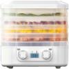5 Tray Food Dehydrator, Electric Fruit and Meat Dryer, Food Dehydrator, 35 75 Adjustable, 48 Hours Timer, Suitable for Beef, Fruit (White) view 1