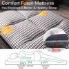 Soft Folding Portable Mattress Double Single Japanese Futons, Foldable Guest Bed, Dorm Room, Camping, Car(A,1.2 * 2.0) view 3