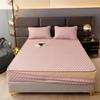 Customizable Quilted Mattress Protector Cover360 Zip Up Sheet Double/Single Mattress CoverTopper Washable Breathable Anti-dust-Pink- 135x200+10cm view 2