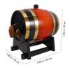 Alipis Small Wooden Beer Dispenser with Stand and Tap Capacity for Home Bars Parties and Restaurants Craftsmanship for Serving Beverages view 2