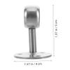 SWOOMEY 2pcs Modern Wall Ceiling Mount Rod Brackets Heavy Duty Stainless Steel for Closet Shower Curtain Rods view 2