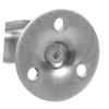 SWOOMEY 2pcs Modern Wall Ceiling Mount Rod Brackets Heavy Duty Stainless Steel for Closet Shower Curtain Rods view 3