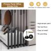 5/8/10pcs Room Divider No Drilling Wall Divider for Room Separation, 135-300cm Heavy Duty Wall Partition Column Floor To Ceiling Hanging Room Deviders Post Space Separator Black(5pcs,255cm/100in/8.37f view 4