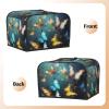 4 Slice Toaster Covers Bread Machine Cover Quilted Dustproof Fingerprint Protectors Small Washable Appliance Cover Butterflies Bread Maker Dust Protection Universal Size view 3