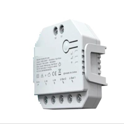 L6AS0F7 Dual R3 Dual Relay with Power Metering Mini Switch for Roller Shutter Electric Motor Curtain(DUALR3 4 pcs)